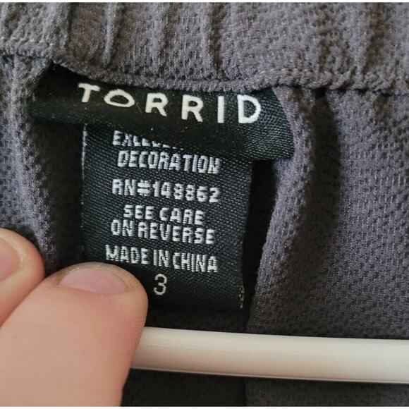 Torrid 3 Gray Beaded Neckline Tank Sleeveless Blouse Dress Formal Party - Picture 3 of 5